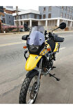 Bmw F650 GS Siperlik Ön Cam ( 3 Delikli ) 1999 2003 Model 35cm açıkfüme Renkli 4mm