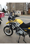 Bmw F650 GS Siperlik Ön Cam ( 3 Delikli ) 1999 2003 Model 35cm açıkfüme Renkli 4mm