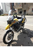 Bmw F650 GS Siperlik Ön Cam ( 3 Delikli ) 1999 2003 Model 58cm Şeffaf Renkli 4mm