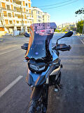 MOTOCAM Bmw F750 GS Siperlik Ön Cam 2018-2023 Model 57cm Siyah Renkli 4mm UZUN CAM