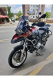 Bmw R 1200 GS Siperlik Ön Cam 2004 2012 Model 40cm Açıkfüme Renkli 4mm ORTA BOYLU CAM