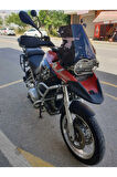 Bmw R 1200 GS Siperlik Ön Cam 2004 2012 Model 50cm Siyah Renkli 4mm UZUN CAM