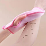 Ele Geçmeli Ölü Deri Sökücü Kese Yumuşak Kir Sökücü Lif Banyo Kesesi Banyo Eldiveni Mavi Renk