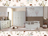 %100 MDF Bohem Mega Bebek Odası Takımı