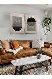 2li Set Boho Bohem Bohe Retro Art Soyut Tablo Dekoratif Kanvas Tablo Canvas Tablolar Soyut Tablolar