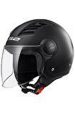 LS2 Airflow Açık Mat Siyah Motosiklet Kask