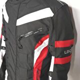 LBC Efe Siyah-Kırmızı Motosiklet Mont
