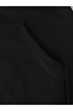 Erkek Boston Baskılı Oversize Kapşonlu Sweatshirt
