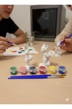 METAKEY3D 2 Lİ SET Sevgililere Özel Zootropolis Boyama Seti Parmak izi Anahtarlık Sevgililer Günü Hediye