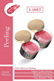 Selin Beauty Çilek - Hibiscus El ve Vücut Peeling 2 li Set