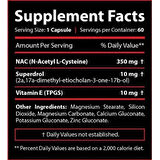 Core Labs X SuperDrol+Nac N-Acetyl Cysteine+Vitamin E 60 caps