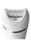 BRE730 / Essential Elite Plus 7'li, Törpü Başlıklı, Islak Kuru Epilasyon Aleti, Beyaz ( YAN BARKOD )