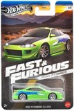 Hot Wheels Fast & Furious Brian O'connor 1995 Mitsubishi Eclipse JBY29