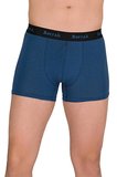 Erkek 3'lü İNDİGO Renk Modal Kalın Kemerli Likralı Boxer-Short-Külot BERRAK / 4476