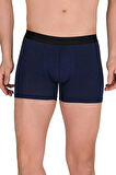Erkek 3'lü LACİVERT Renk Modal Kalın Kemerli Likralı Boxer-Short-Külot BERRAK / 4476
