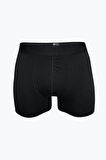 Erkek 3'lü SİYAH Renk Modal Kalın Kemerli Likralı Boxer-Short-Külot BERRAK / 4476