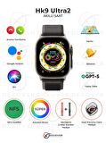 Bluetooth Akıllı Saat Nabız & Tansiyon Ölçer Arama Özellikli İos & Anroid Orijinal HK9 Smart Watch