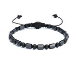 Hematit Bileklik - Bern Grey Bileklik - Tasarım Bileklik Özel Kesim Ayarlanabilir