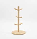 Berina Home Bambu Kupa Askılığı - Bambu Fincan Askılığı - Bardak Askılığı Standı - Bambu Kahve Fincanı Askılığı