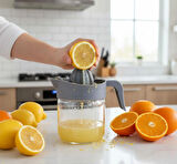 Berina Home Cam Narenciye Sıkacağı & Limon Sıkacağı - 425 cc - Yerli Üretim - Sağlıklı