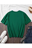malkoçbey broklıyn baskılı oversize unisex basic o yaka t-şhirt