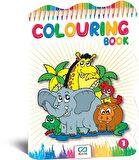 COLOURING BOOK BOYAMA KİTABI SETİ + 6lı Boyama Kalemi Hediyeli