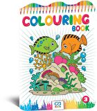 COLOURING BOOK BOYAMA KİTABI SETİ + 6lı Boyama Kalemi Hediyeli