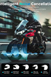 Bt68 Motosiklet Kask Bluetooth Kulaklık 1080p Kamera Ses Kontrolü Video Kayıt Özellikli intercom
