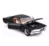 Maisto 1:26 1965 Buick Riviera Siyah-Special Edition Diecast Model Araba