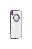 iPhone X/XS Lüx Lensli Lazer Silikon Kılıf (Kamera Korumalı)