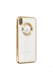 iPhone X/XS Lüx Lensli Lazer Silikon Kılıf (Kamera Korumalı)
