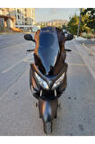 Suzuki Burgman 125 200 Siperlik Ön Cam 2002 2012 Model 54cm siyah Renkli 4mm