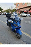 Suzuki Burgman 650 Siperlik Ön Cam 2005 2018 Model 65cm Şeffaf Renkli 4mm ORTA BOYLU CAM