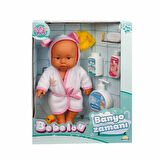 Sunman Bebelou Banyo Zamanı Bebek Seti 35 Cm