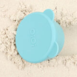 Oioi Silikon Kapaklı Mini Kase 2'li Mini Bites Aqua Green / Powder Grey