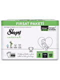 Sleepy Natural Bebek Bezi Fırsat Paketi 3 Beden 42 Adet
