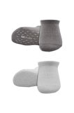Bistyle 2'li Sneakers Kaymaz Colours Penye Çorap Bs20104 Gri Beyaz