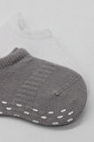 Bistyle 2'li Sneakers Kaymaz Colours Penye Çorap Bs20104 Gri Beyaz