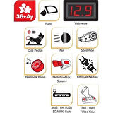 Pilsan Ranger Uzaktan Kumandalı Akülü Araba 12 Volt 05-107 Kırmızı