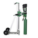 BYCON KÖMÜRSÜZ 250 MM DELME KAPASİTELİ ENDÜSTİYEL TİP AÇILI SEHPALI KAROT SETİ