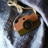 bywoodenedu Byedu Oyuncak Ahşap Waldorf Fotoğraf Makinesi, Eğitici Bebek Kamera Oyuncağı 2-6 Yaş