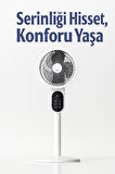 Sessiz LED Ekranlı 3 Kademe Ayarlanabilir Vantilatör Yaz Serinliğini Hissedin