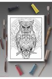 40x30cm Tüm Boyama Türlerine Uygun Boyanabilir Baskılı Tuval Çocuklar için boyanabilir Mandala Tablo