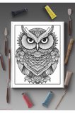 40x30cm Tüm Boyama Türlerine Uygun Boyanabilir Baskılı Tuval Çocuklar için boyanabilir Mandala Tablo