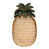 ananas modelli dekoratif tabak
