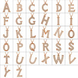 925 Ayar Gümüş Rose O Harfi Kadın Gümüş Kolye