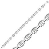 925 Ayar Gümüş Oval Su Yolu Bileklik