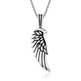 ​925 Ayar Gümüş Kanat Gümüş Kolye