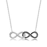 925 Ayar Gümüş Sonsuzluk Kadın Gümüş Kolye