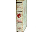 Kutu Kitap Aynalı Valentine Dekoratif Hediyelik